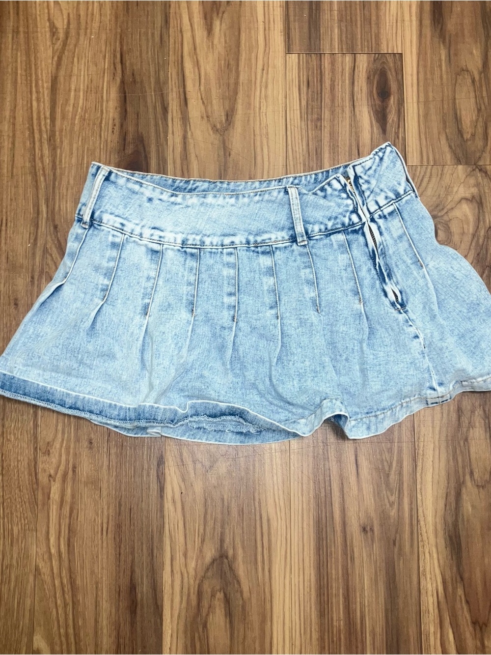 Blue mini skirt size xl sincerely Jules